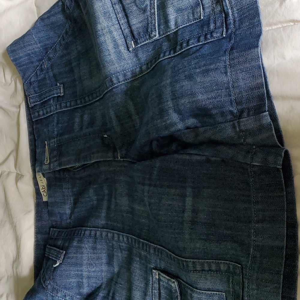 CAbi Jean Shorts. Size 14